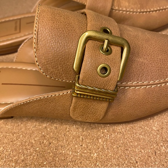 Dolce Vita Santel Taupe Leather Flats Size 7 - Picture 6 of 13